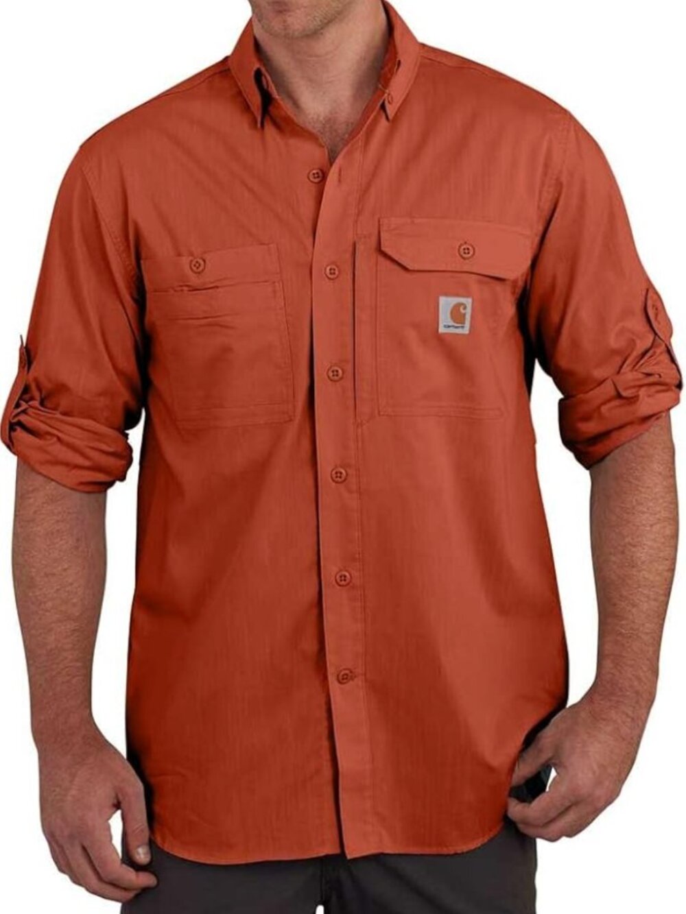 Carhartt Force Ridgefield solid long sleeve shirt size 3XL